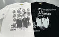 A BATHING APE SPRAY PRINT MULTI LOGO RELAXED FIT TEE
