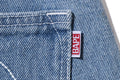 A BATHING APE Ladies' DAMAGED HIGHWAIST WIDE DENIM PANTS
