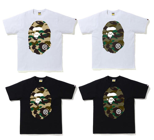 A BATHING APE 1ST CAMO BIG APE HEAD TEE