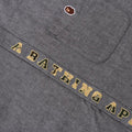 A BATHING APE A BATHING APE APPLIQUE BD LOOSE FIT SHIRT