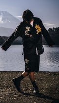 A BATHING APE JAPANESE MOTIF SHORTS