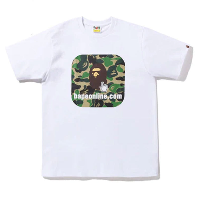 A BATHING APE MENS ABC CAMO BAPE ONLINE TEE -ONLINE EXCLUSIVE-