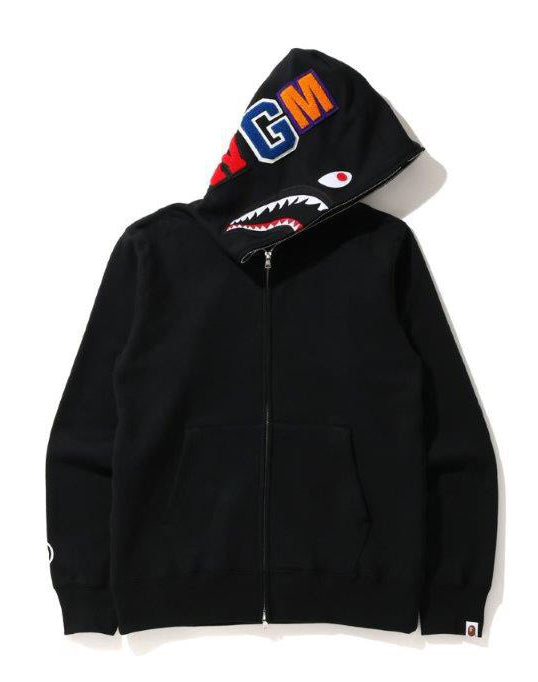 A BATHING APE SHARK FULL ZIP HOODIE