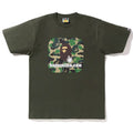 A BATHING APE MENS ABC CAMO BAPE ONLINE TEE -ONLINE EXCLUSIVE-
