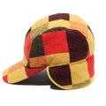 A BATHING APE BLOCK CHECK EARMUFFS CAP