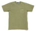 A BATHING APE ONE POINT OVERDYE POCKET TEE