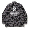 A BATHING APE URSUS CAMO COACH JACKET
