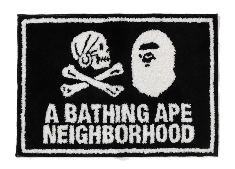 A BATHING APE BAPE x NEIGHBORHOOD RUG MAT
