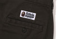 A BATHING APE ONE POINT LOOSE FIT CHINO PANTS