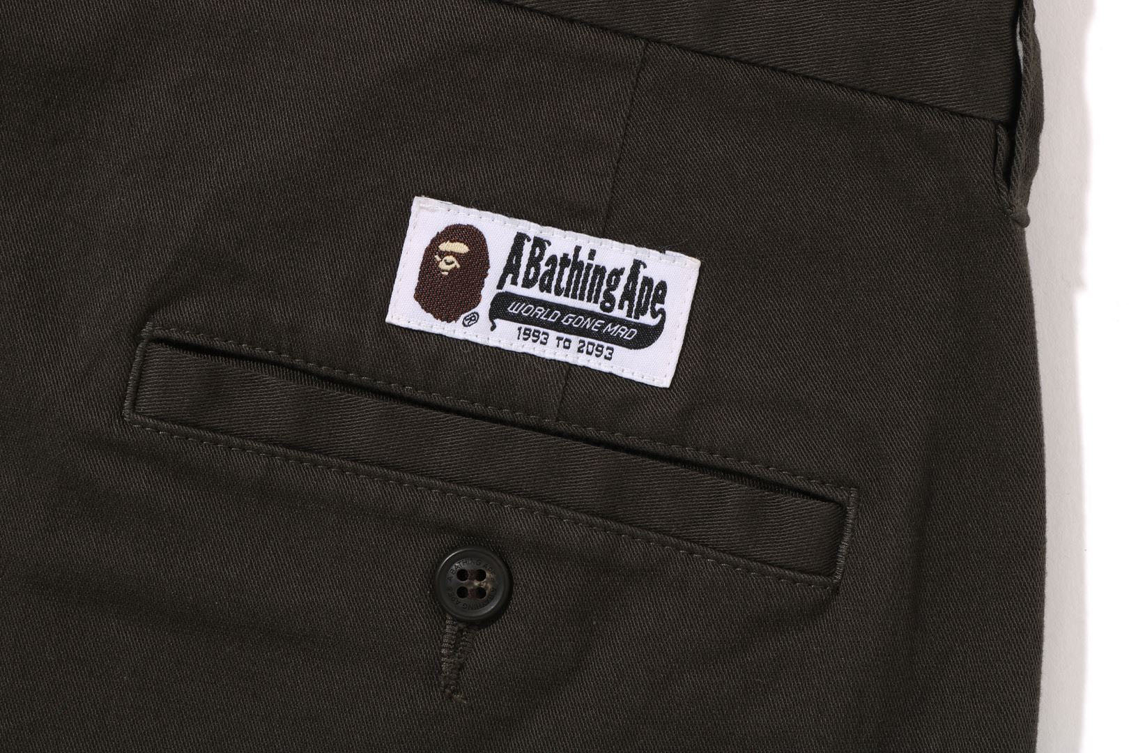 BAPE One Point Loose Fit Chino Pants (SS23) Beige