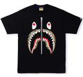 A BATHING APE SAND CAMO SHARK TEE