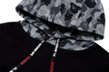 HUGO x Mr. BATHING APE COTTON JERSEY HOODIE WITH CAMOUFLAGE PATTERN
