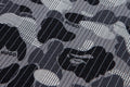 HUGO x Mr. BATHING APE COTTON JERSEY HOODIE WITH CAMOUFLAGE PATTERN