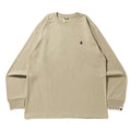 A BATHING APE MENS APE HEAD ONE POINT L/S TEE -ONLINE EXCLUSIVE-