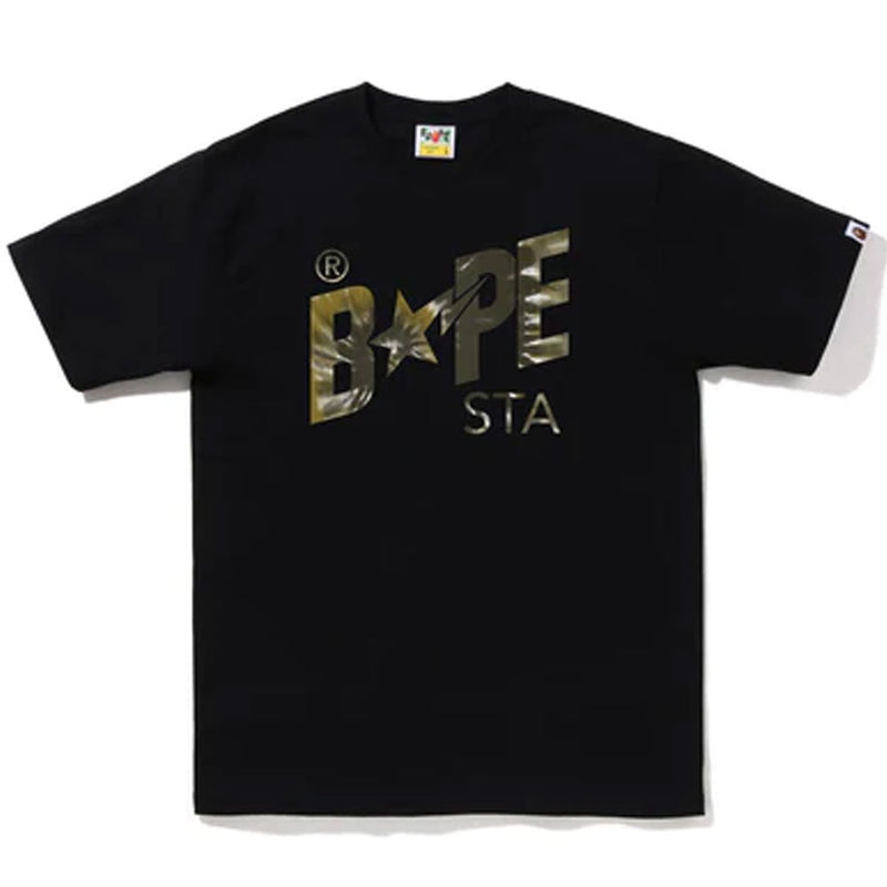 A BATHING APE TIE DYE BAPE STA LOGO TEE
