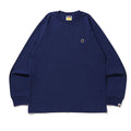 A BATHING APE MENS APE HEAD ONE POINT L/S TEE -ONLINE EXCLUSIVE-