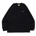 A BATHING APE MENS APE HEAD ONE POINT L/S TEE -ONLINE EXCLUSIVE-