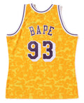 A BATHING APE BAPE x M&N Mitchell & Ness LOS ANGELES LAKERS JERSEY TANKTOP