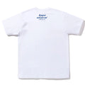 A BATHING APE BLOCK CHECK WGM APE HEAD TEE