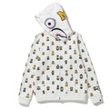 A BATHING APE Ladies' BAPE x MINIONS SHARK FULL ZIP HOODIE