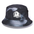 A BATHING APE STROKE CAMO POCKET BUCKET HAT