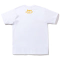 A BATHING APE BLOCK CHECK WGM APE HEAD TEE