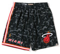 A BATHING APE BAPE x M&N Mitchell & Ness MIAMI HEAT JERSEY SHORTS