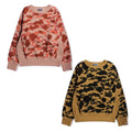 A BATHING APE Ladies' 1ST CAMO WIDE CREWNECK