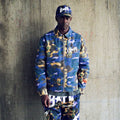 A BATHING APE BAPE x HERON PRESTON MIX 1ST CAMO DUCK TRACKER JACKET