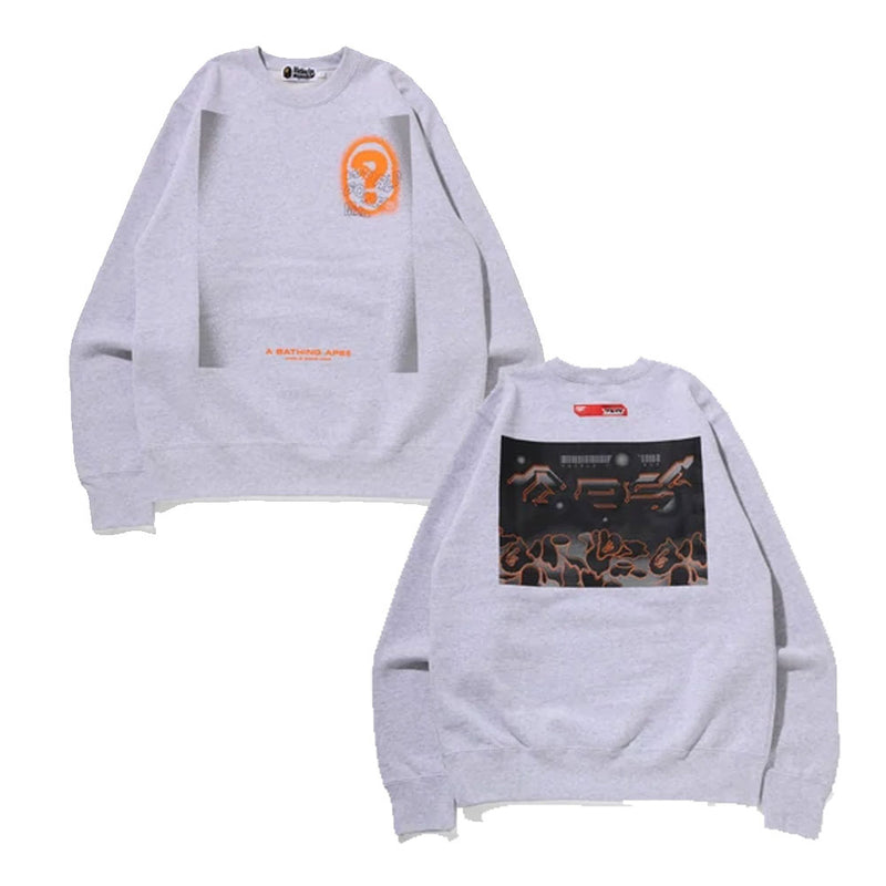 A BATHING APE MULTI GRAPHIC CREWNECK