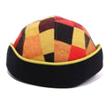 A BATHING APE BLOCK CHECK EARMUFFS CAP