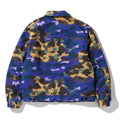 A BATHING APE BAPE x HERON PRESTON MIX 1ST CAMO DUCK TRACKER JACKET