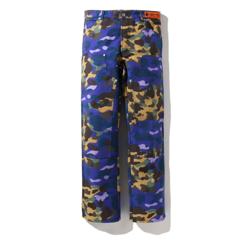 A BATHING APE BAPE x HERON PRESTON MIX !ST CAMO DUCK PAINTER PANTS