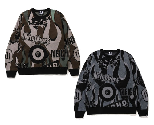 A BATHING APE BAPE x NEIGHBORHOOD RELAXED FIT KNIT