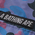 A BATHING APE GRID CAMO RELAXED MILITARY SHIRT