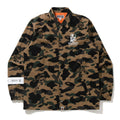 A BATHING APE URSUS CAMO COACH JACKET