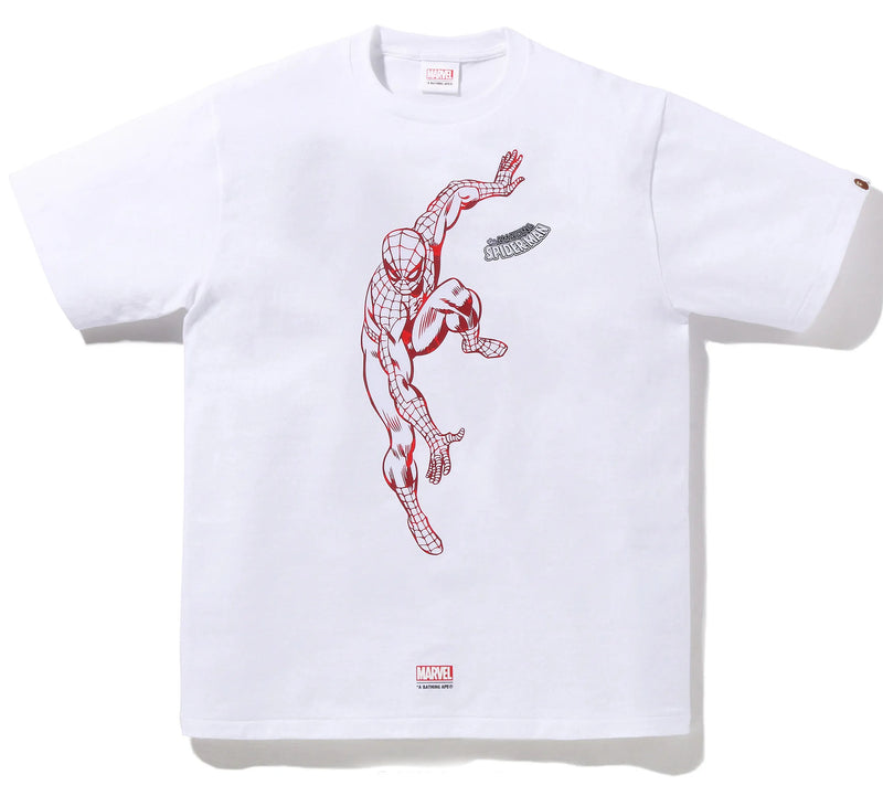 A BATHING APE BAPE X MARVEL SPIDER-MAN TEE