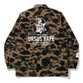 A BATHING APE URSUS CAMO COACH JACKET