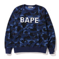 A BATHING APE COLOR CAMO CRYSTAL STONE RELAXED FIT CREWNECK