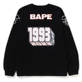 A BATHING APE BAPE FOOTBALL RELAXED FIT L/S TEE
