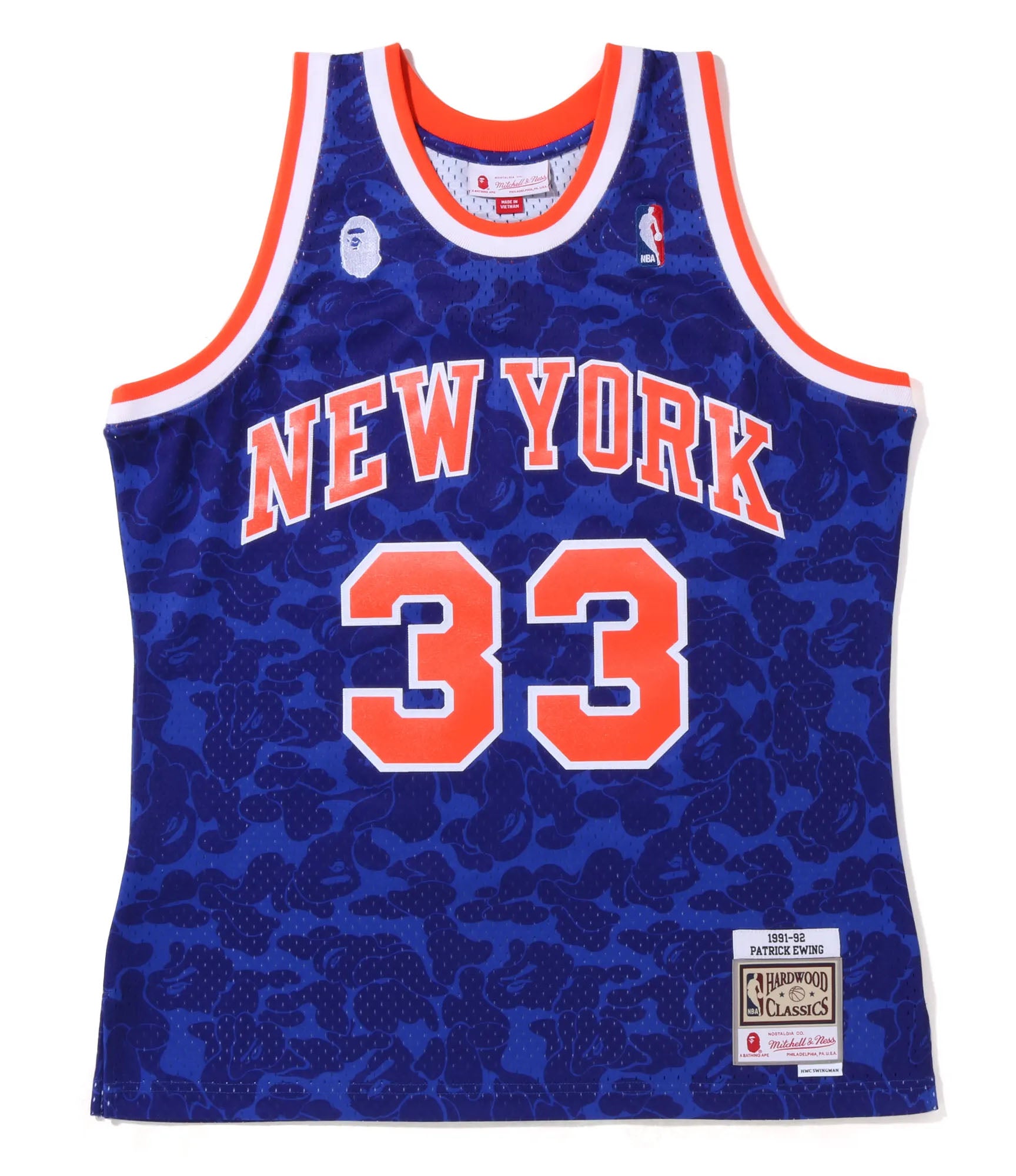 BAPE® X MITCHELL & NESS NEW YORK KNICKS JERSEY TANK TOP –