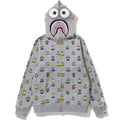 A BATHING APE Ladies' BAPE x MINIONS SHARK FULL ZIP HOODIE
