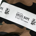 A BATHING APE URSUS CAMO COACH JACKET