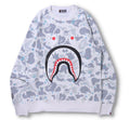 A BATHING APE SPACE CAMO SHARK CREWNECK