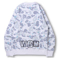 A BATHING APE SPACE CAMO SHARK CREWNECK