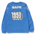 A BATHING APE BAPE FOOTBALL RELAXED FIT L/S TEE