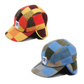 A BATHING APE BLOCK CHECK EARMUFFS CAP