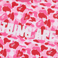 A BATHING APE ABC CAMO MESH RELAXED L/S TEE