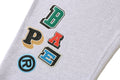 A BATHING APE MULTI FONTS SWEAT PANTS