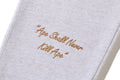 A BATHING APE MULTI FONTS SWEAT PANTS